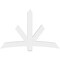 Ekena Millwork Alberta Architectural Grade PVC Gable Bracket, 72"W x 48"H x 4"D x 6"F, 16/12 Pitch GBP072X48X0406ALB00 - alternate 2